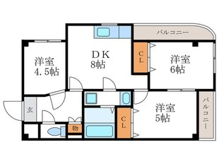 ソレイユ三宅Ⅰの物件間取画像